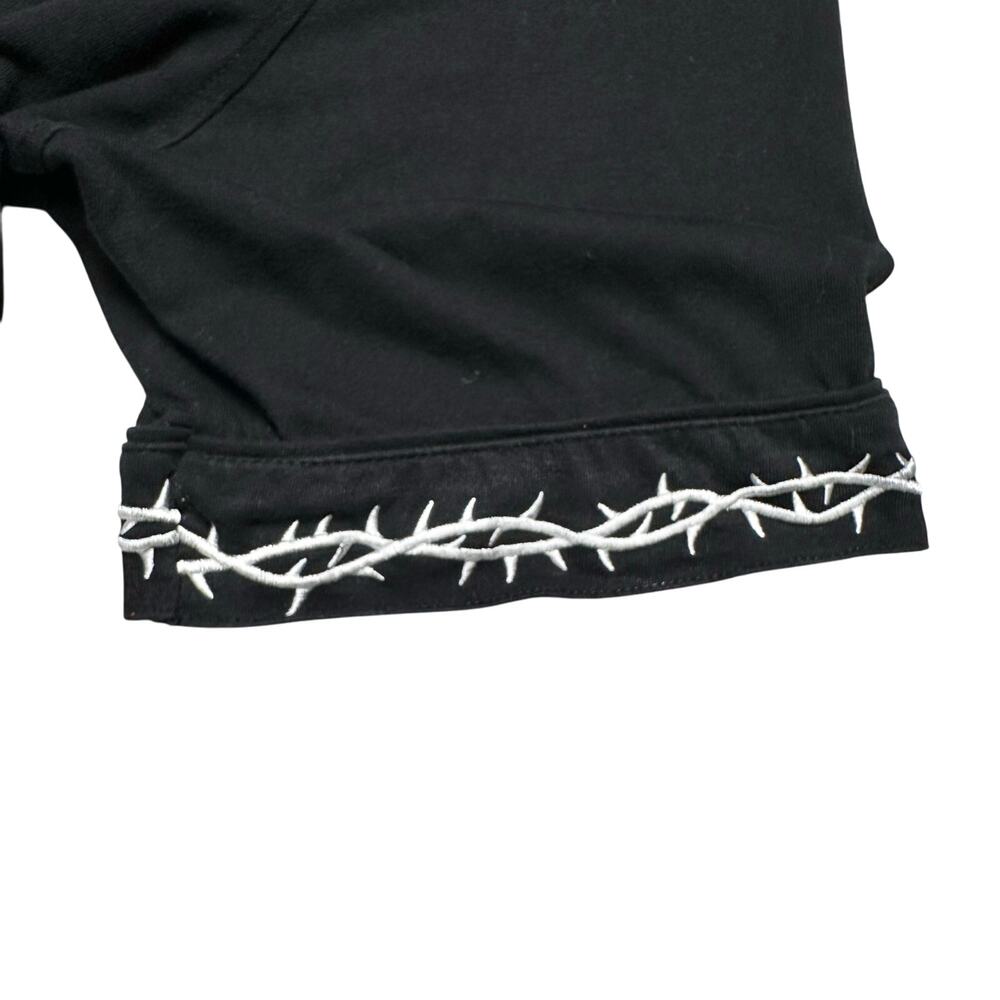 Lurking Class | Men | Sketchy Tank Lurker Black Embroidered Baseball Shirt | M-L - Picture 7 of 13